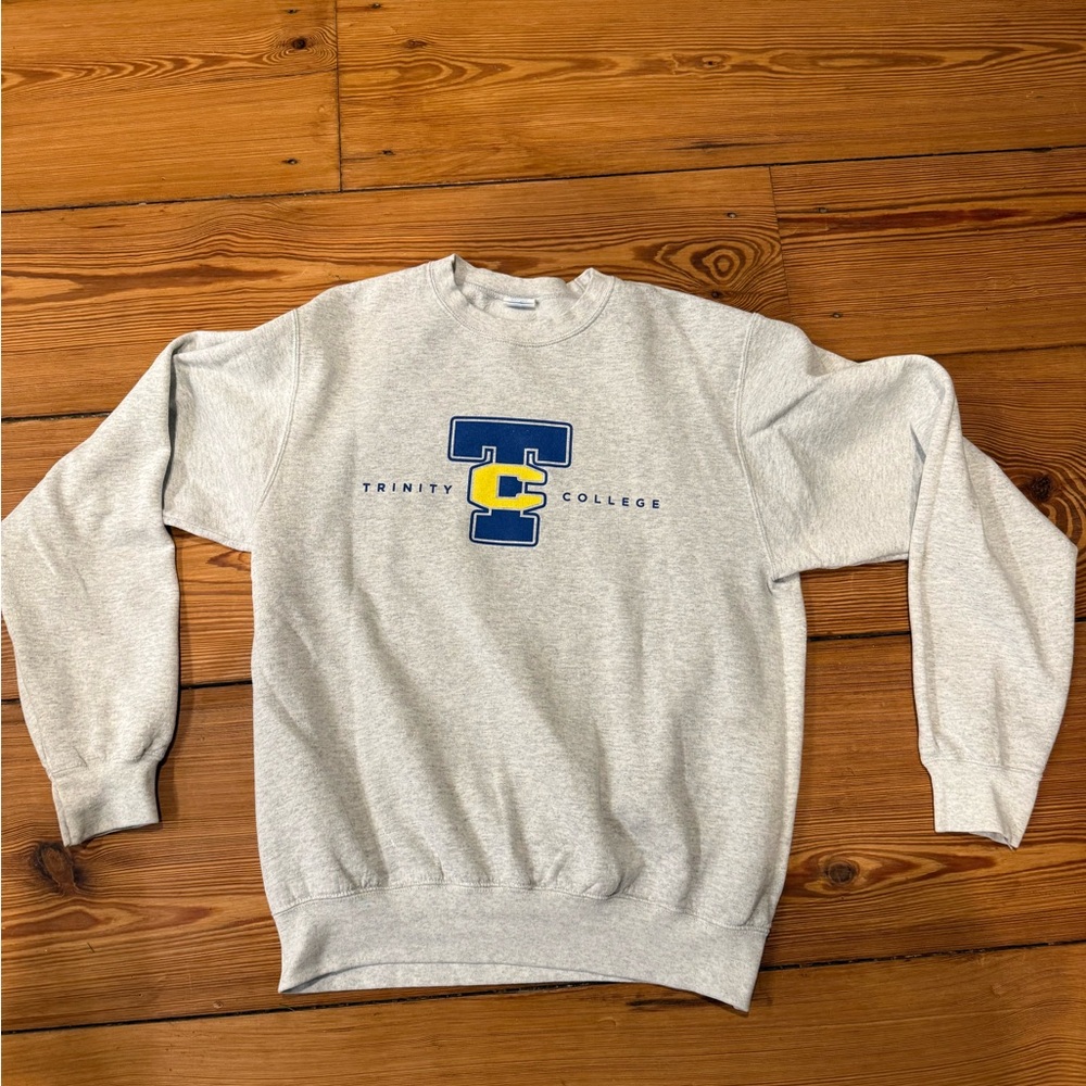 Trinity College Gray Crewneck Sweater